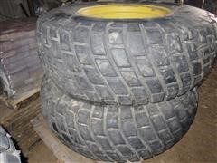 Armstrong Torq-Trac Turf Tires Mounted On Rims 