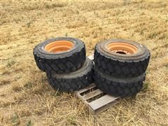 LifeMaster 12-16.5 Skid Steer Tires & Rims 