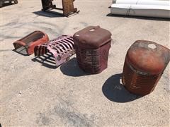 Group Of (4) Antique Tractor Grills 