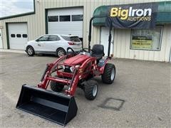 2016 Mahindra Emax 25 4WD Compact Utility Tractor W/Loader 