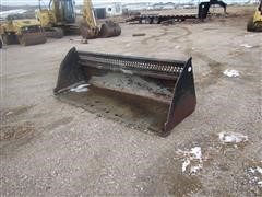 H&H Manufacturing 96" Skid Steer Snow Bucket 