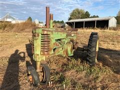 John Deere A 2WD Tractor For Parts 