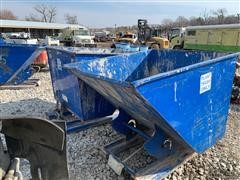 2016 Vestil D-200-MD Forklift Self-Dumping Hoppers W/Bump Release 