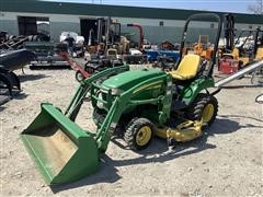 2008 John Deere 2305 MFWD Compact Tractor W/ Loader & Mower 