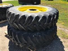 John Deere 18.4R42 Rims W/Goodyear Tires 