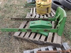 John Deere Front Mount Slab Weights With Bracket 