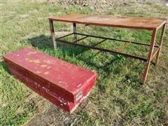 Steel Table And Pickup Tool Box 
