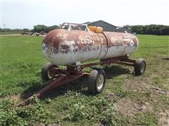 1000 Gallon Anhydrous Tank & Running Gear 