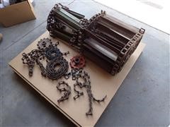 Steel Elevator Chain And Flighting 