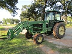 1982 John Deere 4040 2WD Tractor w/ 725 Loader 