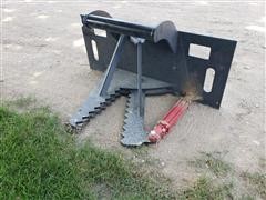 2020 Mid-State Tree/Post Puller Skid Steer Attachment 