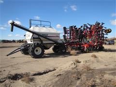 2007 Bourgault 5725-50 Coulter Air Seeder Double Shoot 