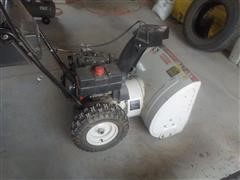 White Snow Boss 850 Snow Blower, Lawn Mower, And Leaf Blower 