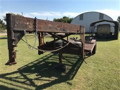 Homemade Gooseneck T/A Mesh Bottom Trailer 