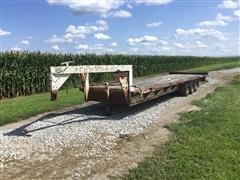 1976 Donahue F-30D Tri/A Flatbed Trailer 