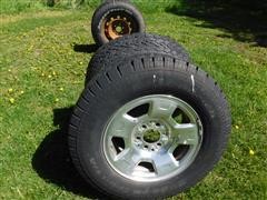 BF Goodrich 265/70R17 Pickup Tires & Rims 