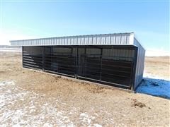 Forever Fence & Calving 3 Stall Calving Shed/Portable Building 