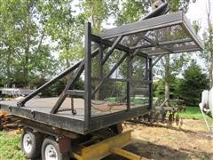 Truck Bed With 12' Gin Poles 