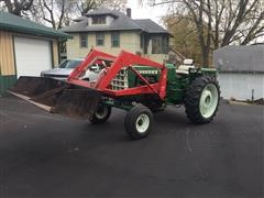 1966 Oliver 1650 2WD Tractor W/1800 QT Loader 