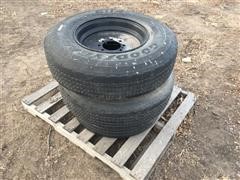 Goodyear G114 Load Range H 10R17.5 Tires & Rims 