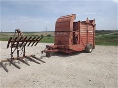 Hesston Stakhand 10 Hay Stacker & 3-Point Stack Mover 