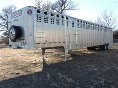 2008 Wilson 53' T/A Ground-Load Livestock Trailer 