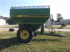 1985 Brent 420 F Grain Cart 