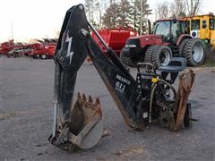 Bradco 611 Skid Steer Mounted Backhoe Attachment 