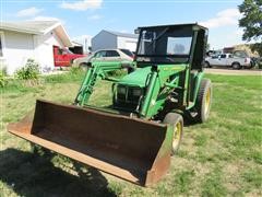 2000 John Deere 4300 MFWD Tractor W/Loader 