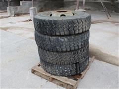 11R-20 Tires On Steel Wheels 
