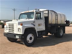 1985 International 1754 S/A Flatbed Water Truck 