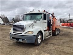 2004 Freightliner Columbia 120 T/A Hydro Vac Truck 