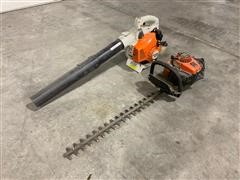 Tanaka Gas Powered Trimmer & Stihl BG55 Blower 