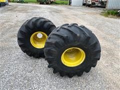 Goodyear 21.5L-16.1 12-Ply Tires & Rims 