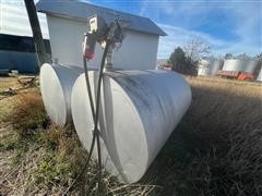 550 Gallon Fuel Tank W/ Pump 