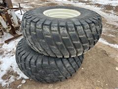 Armstrong 23.1x26 Torque Track Tires On Rims 