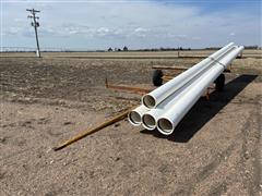 10" Plastic Mainline Irrigation Pipe On Trailer 