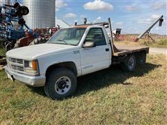 1995 Chevrolet 3500 4x4 Flatbed Pickup 