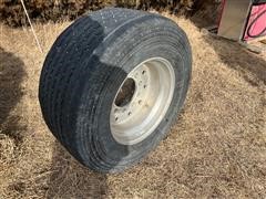 Michelin 455/55R22.5 Super Single Tire & Rim 