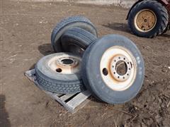 Kelly / Goodyear Armoursteel/ G399 LHS Tires On Steel Hub Pilot Wheels 
