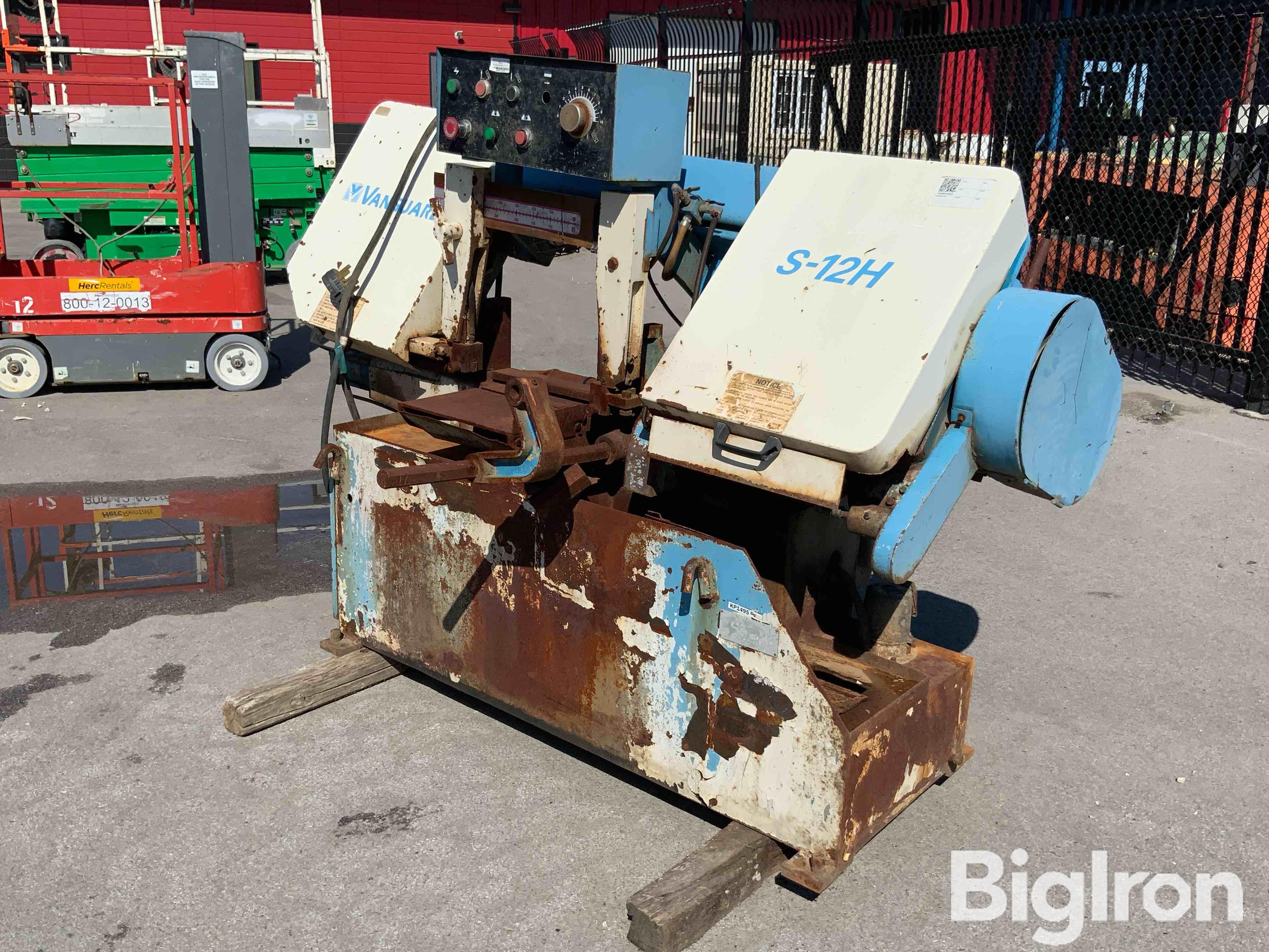 Vanguard S-12H Horizontal Band Saw 