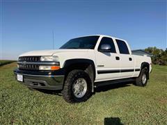 2002 Chevrolet Silverado 1500 HD 4x4 Crew Cab Pickup 