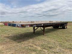 1980 Great Dane T/A Flatbed Trailer 