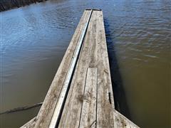 Floating Boat Dock W/Cover 