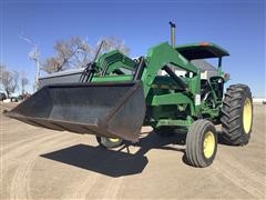 1983 John Deere 2550 2WD Tractor W/Loader 