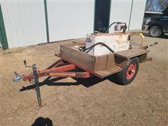 Utility Trailer With Fuel Tank 