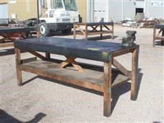 Heavy Duty Shop Work Table 