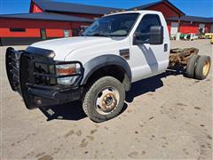 2009 Ford F550 XL Super Duty 4x4 Cab & Chassis 