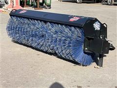 Blue Diamond 84" Skid Steer Heavy Duty Hyd Angle Broom/Sweeper 