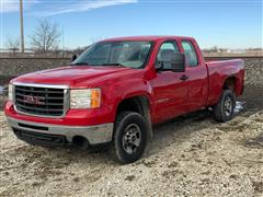 2008 GMC Sierra 2500 HD Extended Cab 4x4 Pickup 